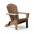 Fauteuil Adirondack 83 x 80 x 95 cm en plastique marron inclinable pour extérieur