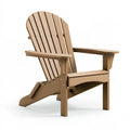 Fauteuil de jardin 83 x 79 x 95 cm en plastique taupe style Adirondack